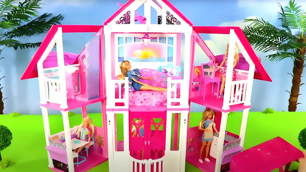 Doll House Design Doll Games (Дизайн кукольного домика игры с куклами) [МОД: Все открыто, Дополнительные деньги и Меню MOD] Screenshot 2