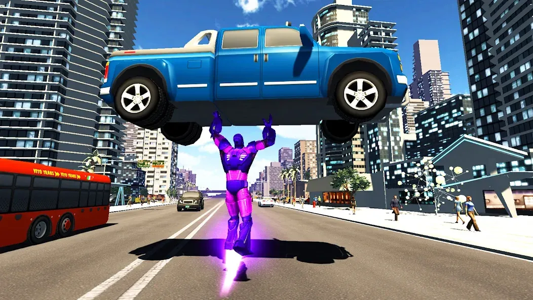 Super city hero:Iron Hero War (Супер сити герой) [МОД: Много монет, Открытые уровни и Мега MOD] Screenshot 3