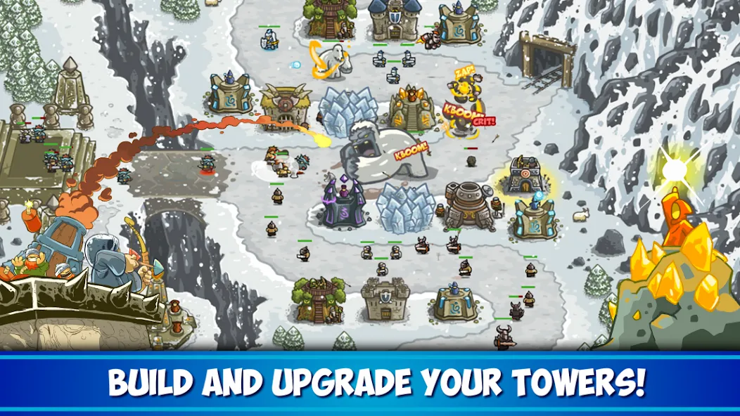 Kingdom Rush Tower Defense TD (Кингдом Раш) [МОД: Все открыто, Дополнительные деньги и Меню MOD] Screenshot 2