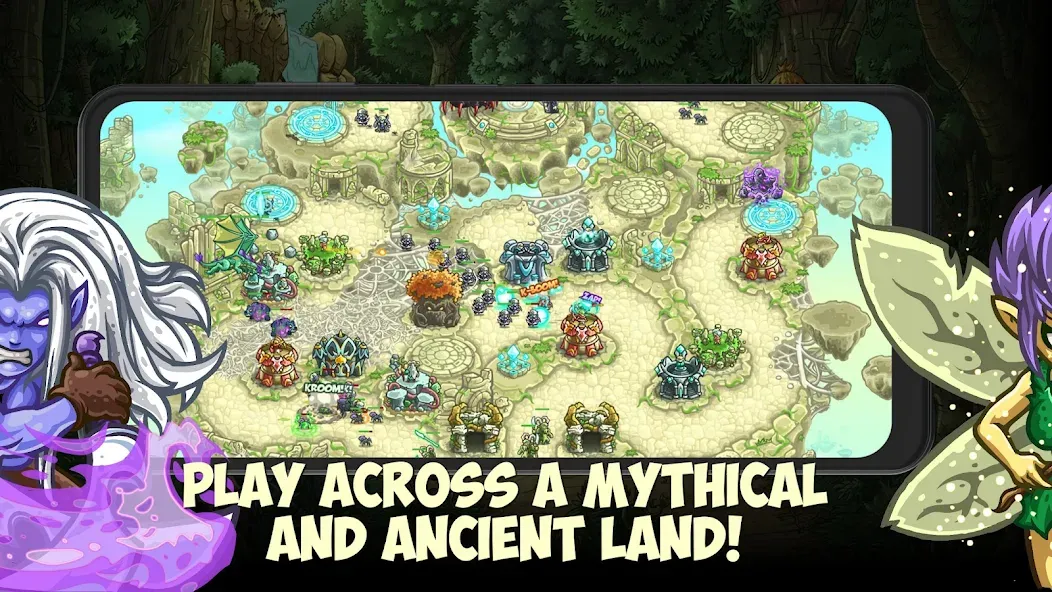 Kingdom Rush Origins TD (Кингдом Раш Ориджинс) [МОД: Много монет, Открытые уровни и Мега MOD] Screenshot 3