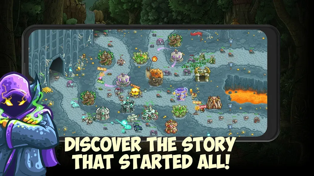 Kingdom Rush Origins TD (Кингдом Раш Ориджинс) [МОД: Много монет, Открытые уровни и Мега MOD] Screenshot 5