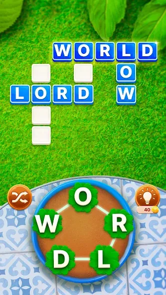 Word Garden : Crosswords (Уорд Гарден) [МОД: Много денег, Монет и Все открыто] Screenshot 2