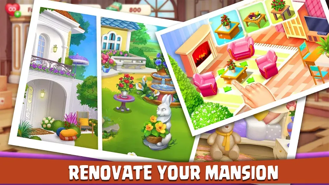 House Design: Redecor Makeover (Хаус Дизайн) [МОД: Меню, Бесконечные монеты и Открытые уровни] Screenshot 1