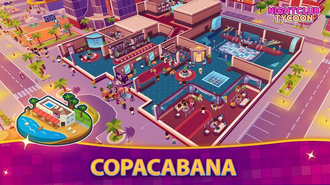 Nightclub Tycoon: Idle Empire [МОД: Меню, Бесконечные монеты и Открытые уровни] Screenshot 4