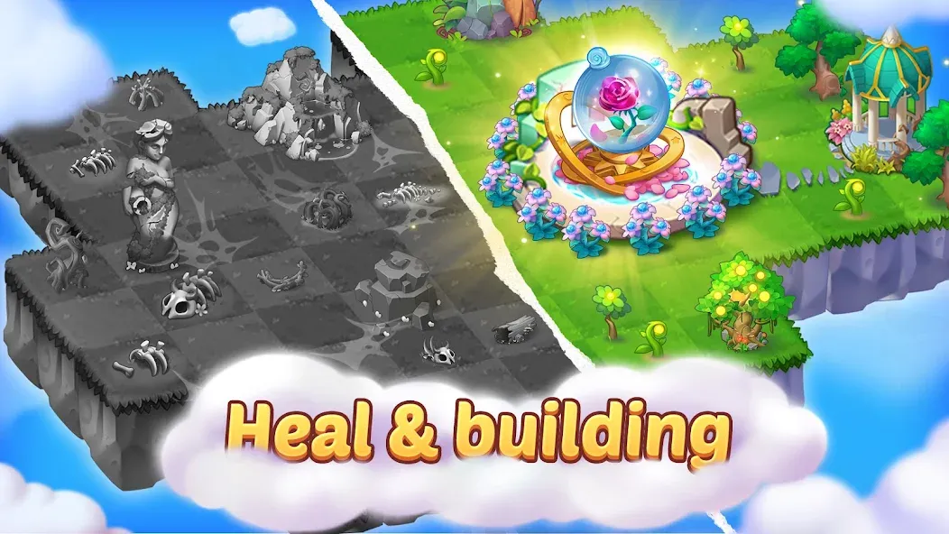 Merge Tales - Merge 3 Puzzles [МОД: Много денег, Монет и Все открыто] Screenshot 3
