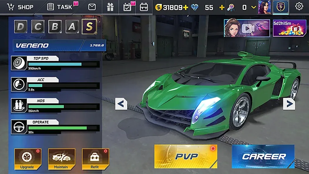 Street Racing HD (Стрит Рейсинг ХД) [МОД: Деньги, Монеты и Меню MOD] Screenshot 2