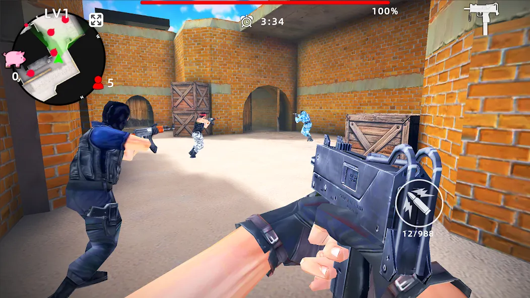 Gun Strike: FPS Shooter Game (Каунтер Атак) [МОД: Деньги, Монеты и Меню MOD] Screenshot 3
