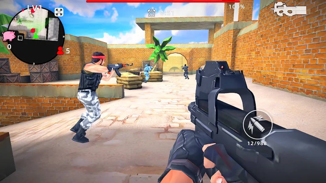 Gun Strike: FPS Shooter Game (Каунтер Атак) [МОД: Деньги, Монеты и Меню MOD] Screenshot 4