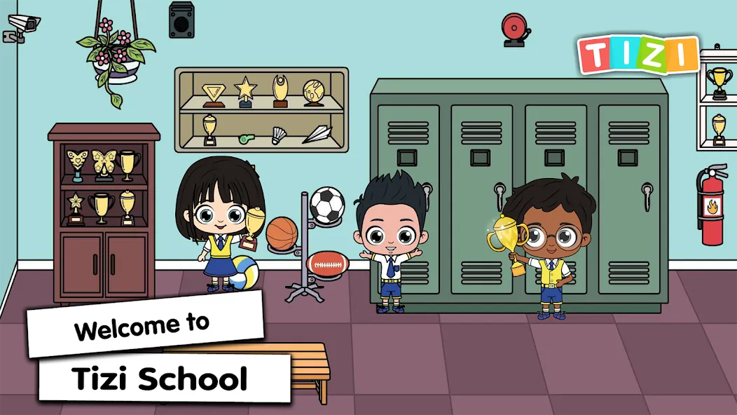 Tizi Town - My School Games [МОД: Все открыто, Дополнительные деньги и Меню MOD] Screenshot 1
