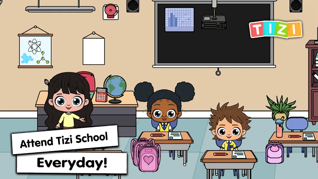 Tizi Town - My School Games [МОД: Все открыто, Дополнительные деньги и Меню MOD] Screenshot 2