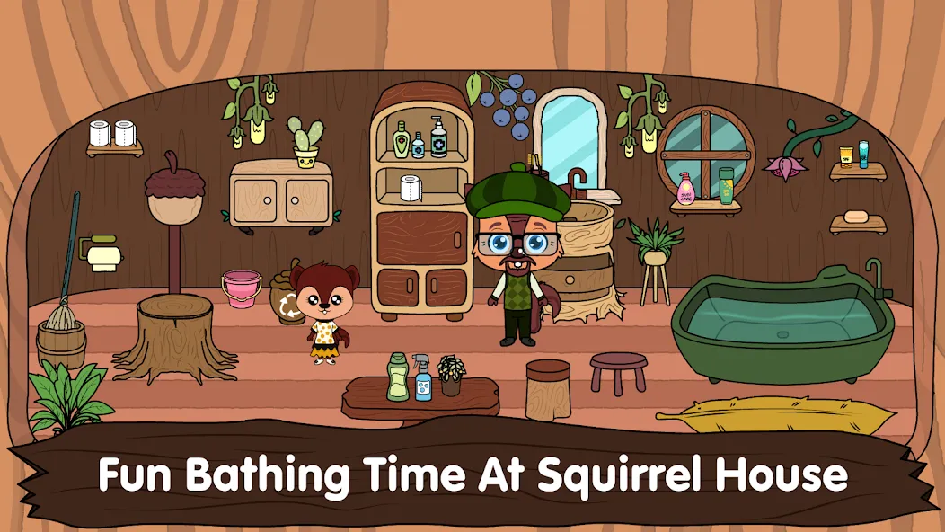Animal Town - My Squirrel Home [МОД: Много монет, Открытые уровни и Мега MOD] Screenshot 4