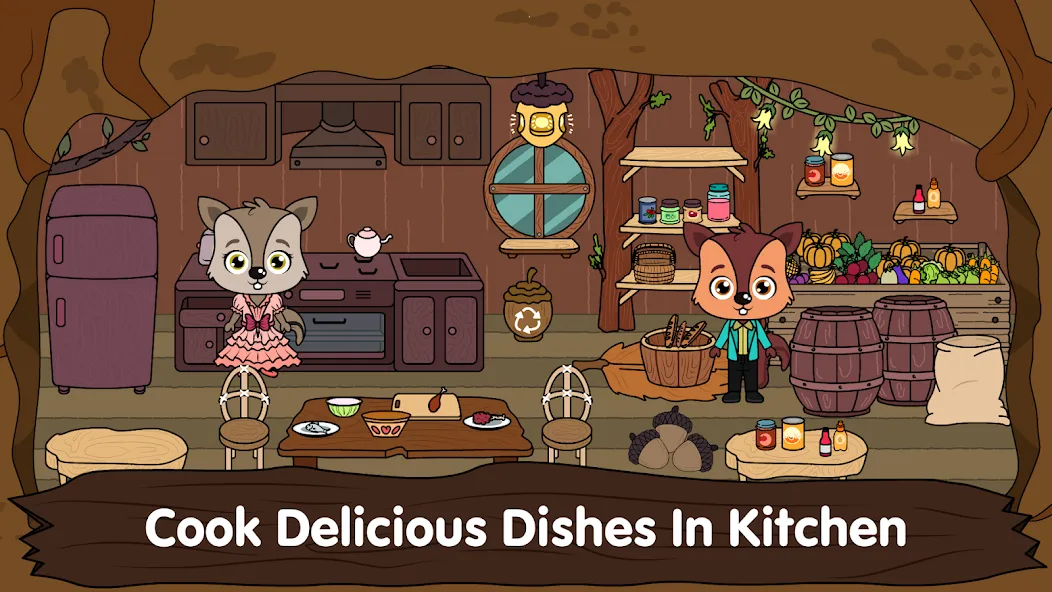 Animal Town - My Squirrel Home [МОД: Много монет, Открытые уровни и Мега MOD] Screenshot 5