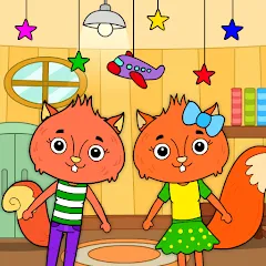 Скачать Animal Town - My Squirrel Home [МОД: Много монет, Открытые уровни и Мега MOD] | Взлом Animal Town - My Squirrel Home на Андроид