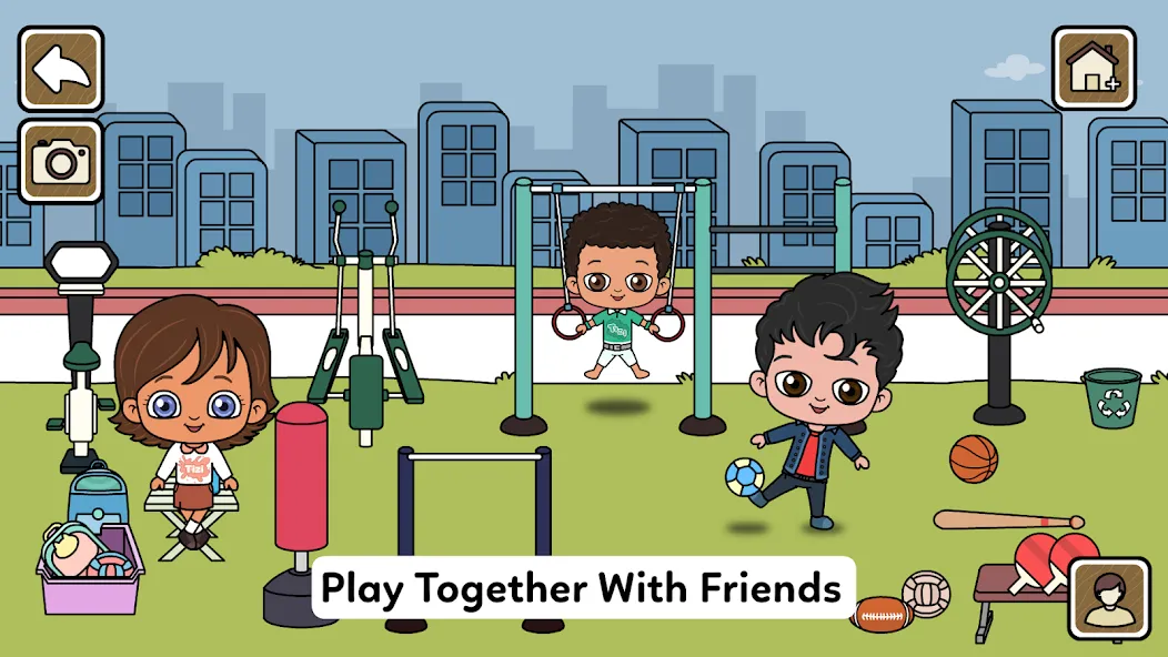 My Tizi City - Town Life Games [МОД: Меню, Бесконечные монеты и Открытые уровни] Screenshot 3