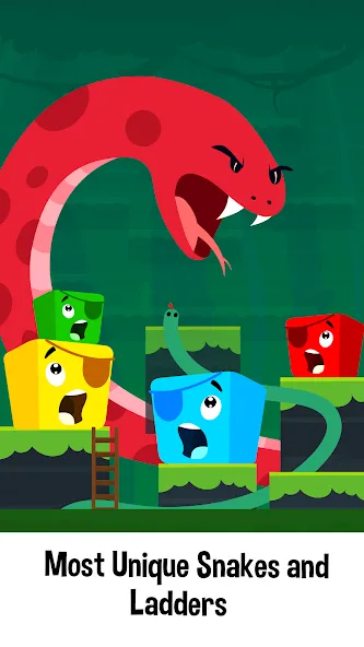 Snake and Ladder Games [МОД: Много монет, Открытые уровни и Мега MOD] Screenshot 1
