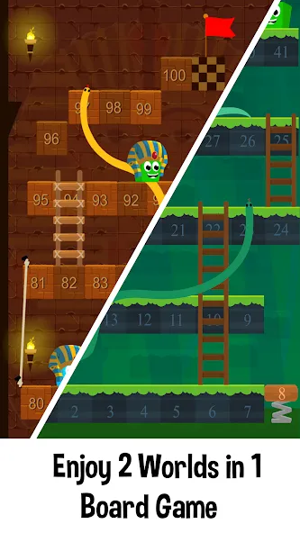 Snake and Ladder Games [МОД: Много монет, Открытые уровни и Мега MOD] Screenshot 2