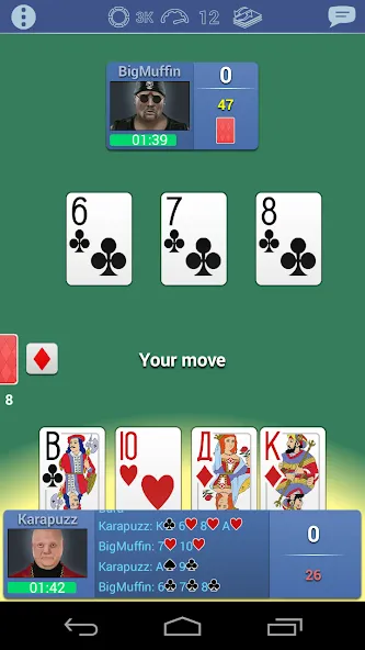 Burkozel card game online [МОД: Деньги, Монеты и Меню MOD] Screenshot 2