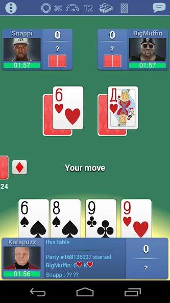 Burkozel card game online [МОД: Деньги, Монеты и Меню MOD] Screenshot 4