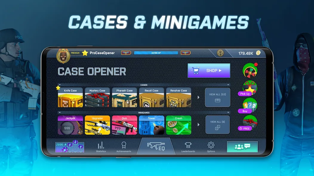 Case Opener - skins simulator (Кейс Опенер) [МОД: Все открыто, Дополнительные деньги и Меню MOD] Screenshot 2