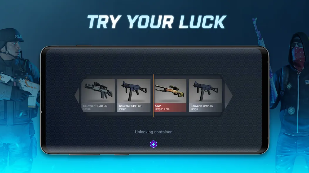Case Opener - skins simulator (Кейс Опенер) [МОД: Все открыто, Дополнительные деньги и Меню MOD] Screenshot 3