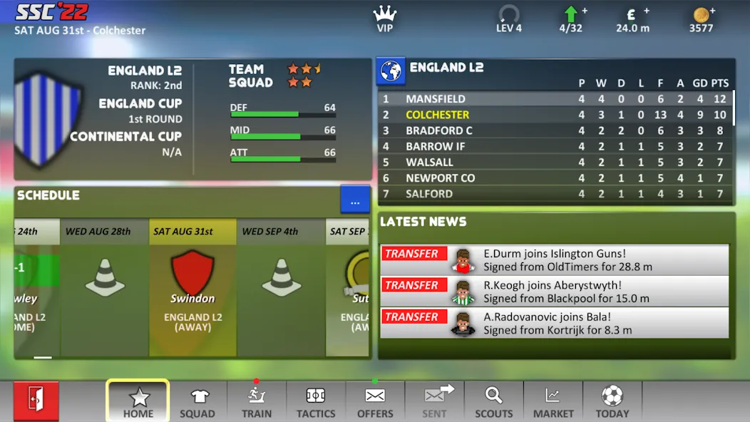 Super Soccer Champs '22 (Ads) [МОД: Меню, Бесконечные монеты и Открытые уровни] Screenshot 3