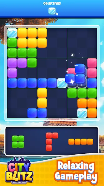 City Blitz-Block Puzzle Blast (Блок Головоломка Кинг) [МОД: Все открыто, Дополнительные деньги и Меню MOD] Screenshot 2