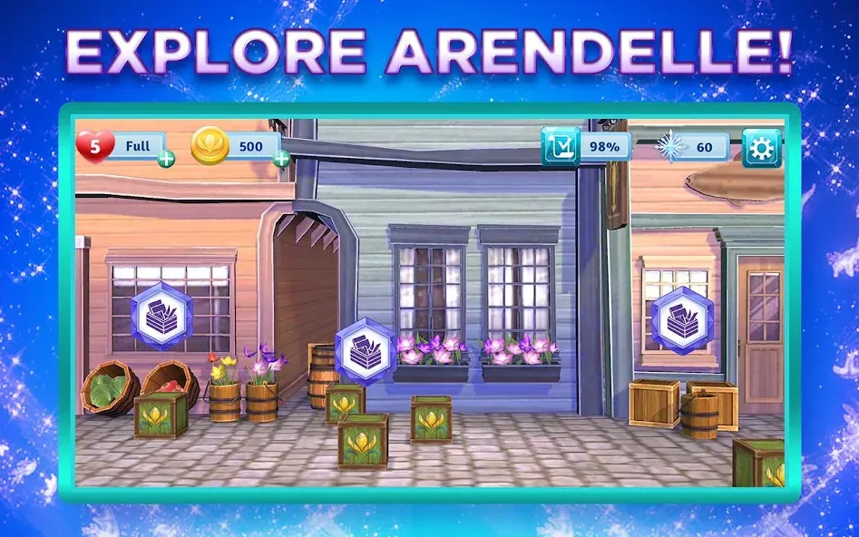 Disney Frozen Adventures (Дисней) [МОД: Много монет, Открытые уровни и Мега MOD] Screenshot 5