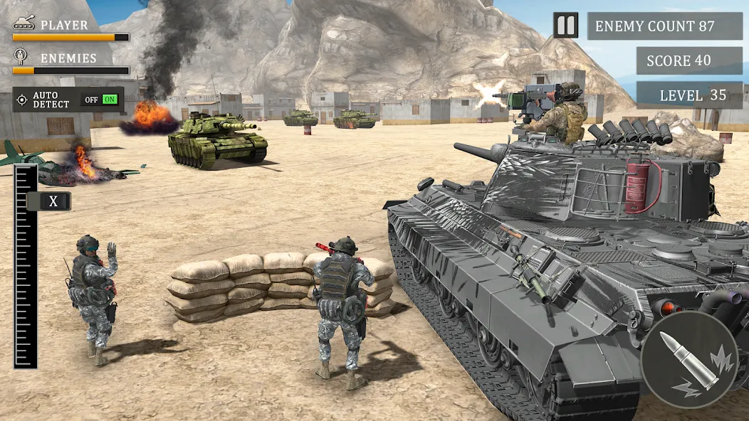 Tank Fury: Battle of Steels [МОД: Деньги, Монеты и Меню MOD] Screenshot 1