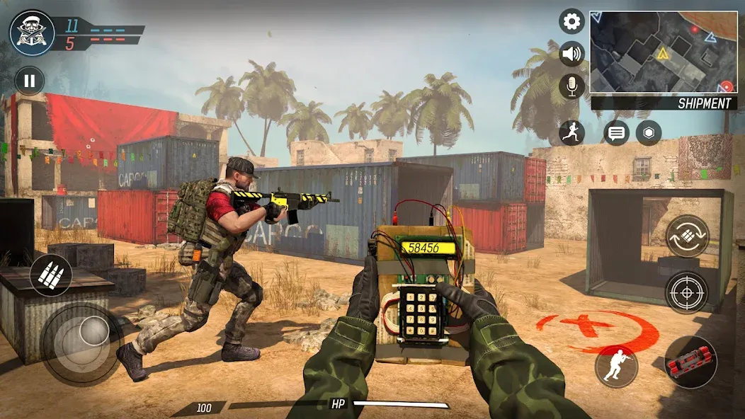 Gun Game: Hero FPS Shooter [МОД: Деньги, Монеты и Меню MOD] Screenshot 4