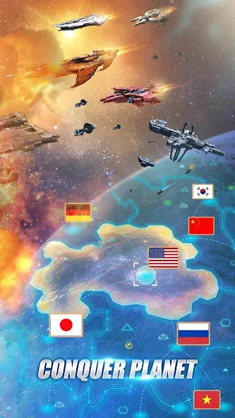 Galaxy Battleship (Гэлакси Батлшип) [МОД: Меню, Бесконечные монеты и Открытые уровни] Screenshot 4