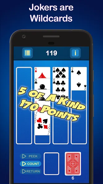 Puzzle Poker Joker's Wild [МОД: Меню, Бесконечные монеты и Открытые уровни] Screenshot 3