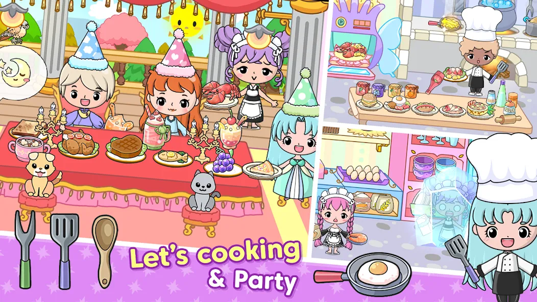 Jibi Land : Princess Castle (Джиби Лэнд) [МОД: Все открыто, Дополнительные деньги и Меню MOD] Screenshot 4