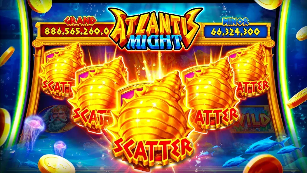 Jackpot Master™ Slots - Casino (Джекпот Мастер Слоты) [МОД: Много монет, Открытые уровни и Мега MOD] Screenshot 3
