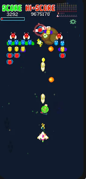Galaxiga Retro Arcade Action (Галаксига Ретро Аркейд Экшн) [МОД: Много денег, Монет и Все открыто] Screenshot 3