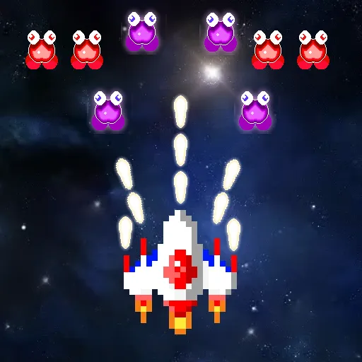Galaxiga Retro Arcade Action (Галаксига Ретро Аркейд Экшн) [МОД: Много денег, Монет и Все открыто] Screenshot 5