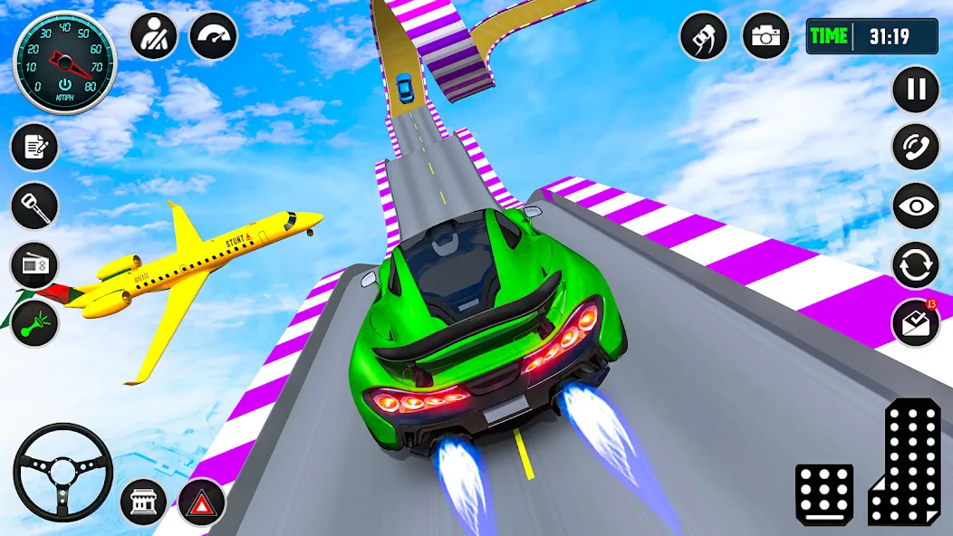 Ramp Car Stunt Racing Game (Крейзи Кар Стантс) [МОД: Деньги, Монеты и Меню MOD] Screenshot 3