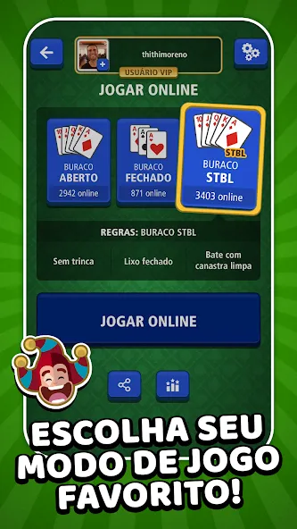Buraco Jogatina: Card Games (Бурако Жогатина) [МОД: Все открыто, Дополнительные деньги и Меню MOD] Screenshot 3