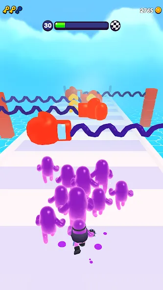 Join Blob Clash 3D: Mob Runner (Джойн Блоб Клаш 3D) [МОД: Деньги, Монеты и Меню MOD] Screenshot 2