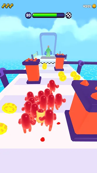 Join Blob Clash 3D: Mob Runner (Джойн Блоб Клаш 3D) [МОД: Деньги, Монеты и Меню MOD] Screenshot 4