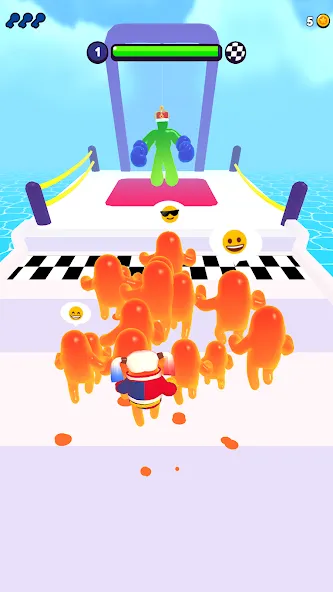 Join Blob Clash 3D: Mob Runner (Джойн Блоб Клаш 3D) [МОД: Деньги, Монеты и Меню MOD] Screenshot 5