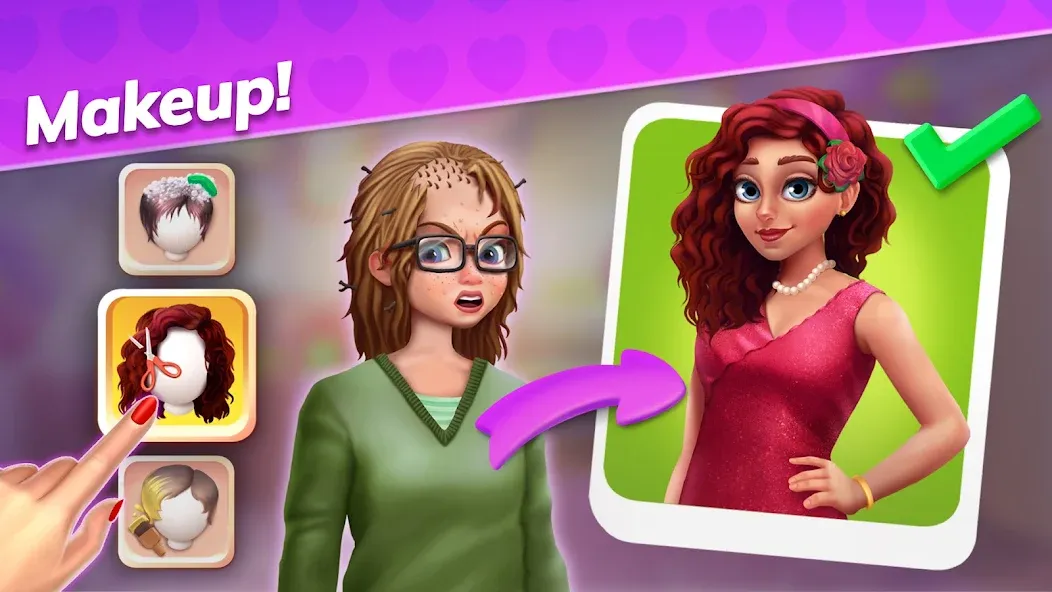 Emma's Mansion: Design & Match [МОД: Все открыто, Дополнительные деньги и Меню MOD] Screenshot 1