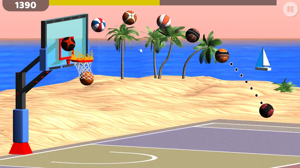 Basketball: Shooting Hoops [МОД: Много денег, Монет и Все открыто] Screenshot 2
