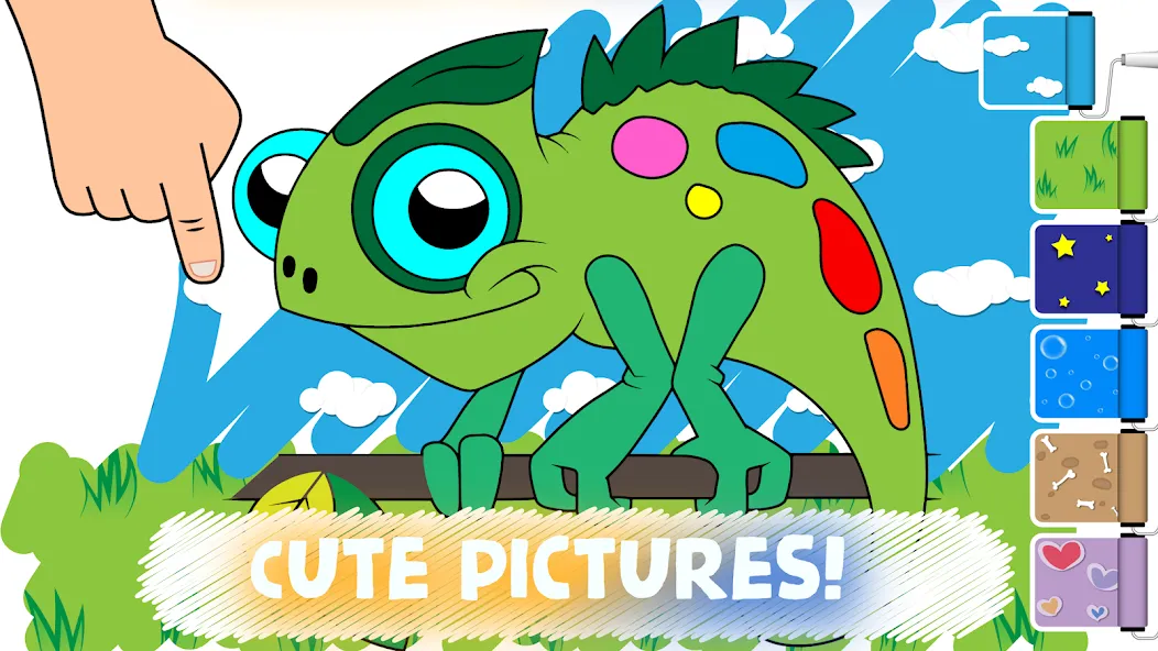 Easy coloring pages for kids [МОД: Много денег, Монет и Все открыто] Screenshot 4