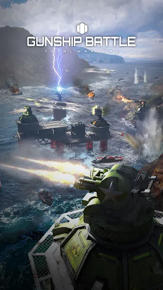 Gunship Battle Total Warfare (Ганшип Батл Общая война) [МОД: Много монет, Открытые уровни и Мега MOD] Screenshot 1