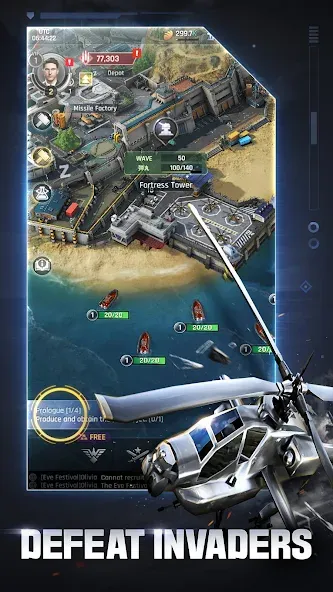 Gunship Battle Total Warfare (Ганшип Батл Общая война) [МОД: Много монет, Открытые уровни и Мега MOD] Screenshot 4