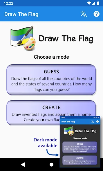 Draw The Flag - Quiz & Maker [МОД: Много денег, Монет и Все открыто] Screenshot 1