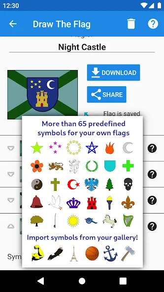 Draw The Flag - Quiz & Maker [МОД: Много денег, Монет и Все открыто] Screenshot 5
