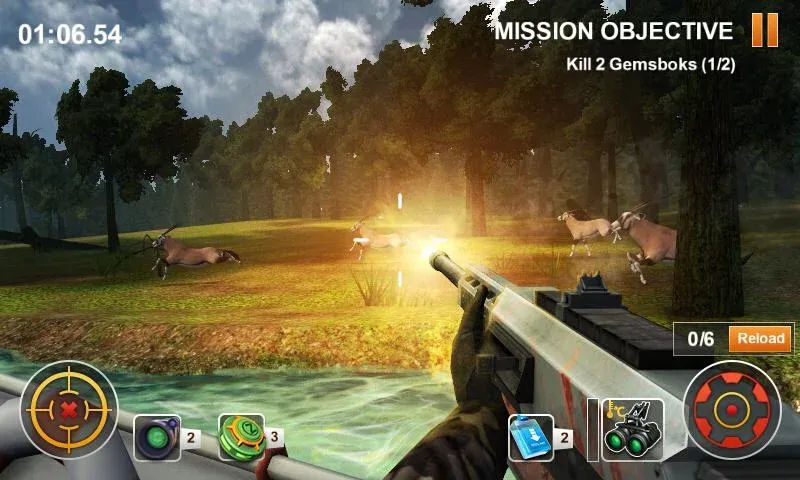 Hunting Safari 3D [МОД: Меню, Бесконечные монеты и Открытые уровни] Screenshot 2