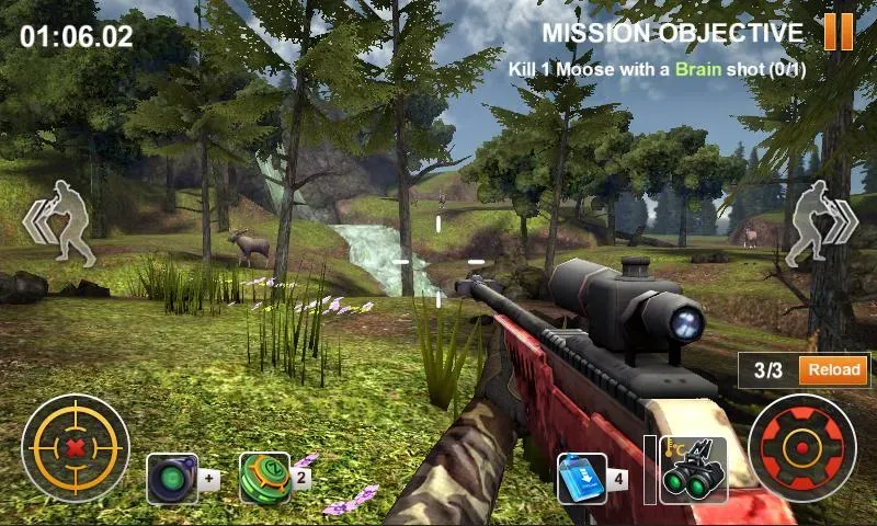 Hunting Safari 3D [МОД: Меню, Бесконечные монеты и Открытые уровни] Screenshot 3