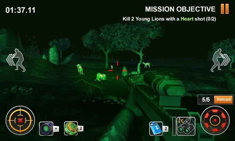 Hunting Safari 3D [МОД: Меню, Бесконечные монеты и Открытые уровни] Screenshot 5